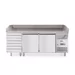 Pizzawerkbank met 2 deuren en 7 lades 280L