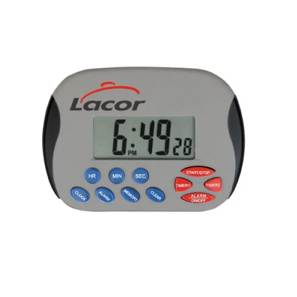 Lacor kookwekker digitaal 2 timers met alarm L105xH70mm