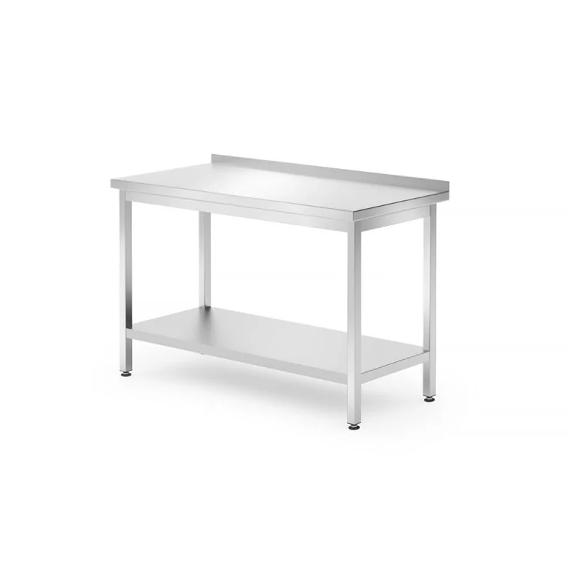 Muur werktafel met schap â?? geschroefd, diepte: 700 mm.