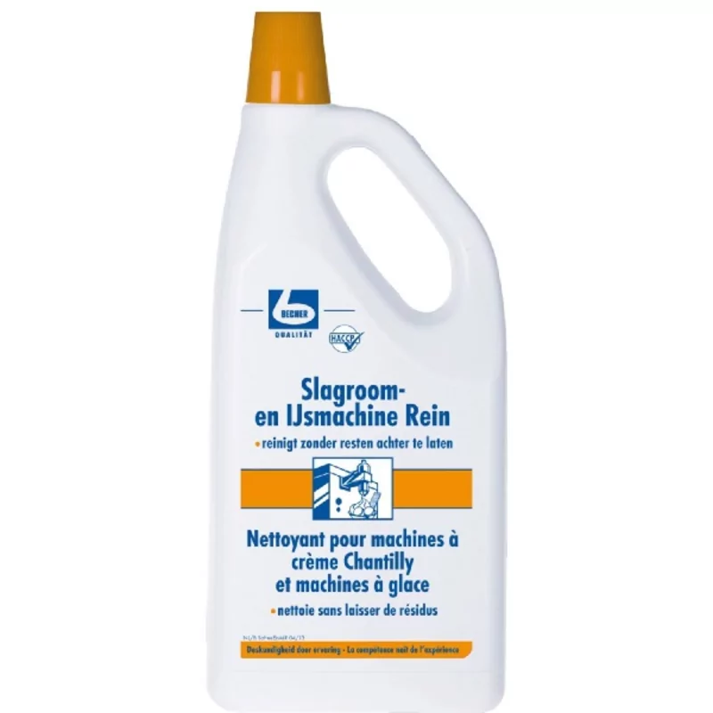 ***DR. Becher Slagroom- en ijsmachine reiniger 2Ltr.