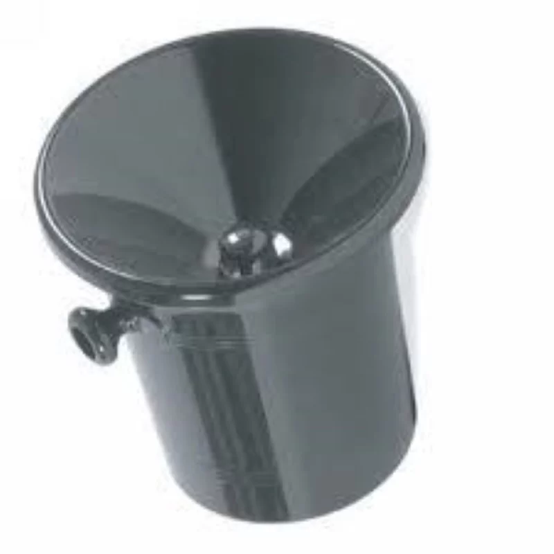 Spuwbak acryl zwart D210xH220mm 3L