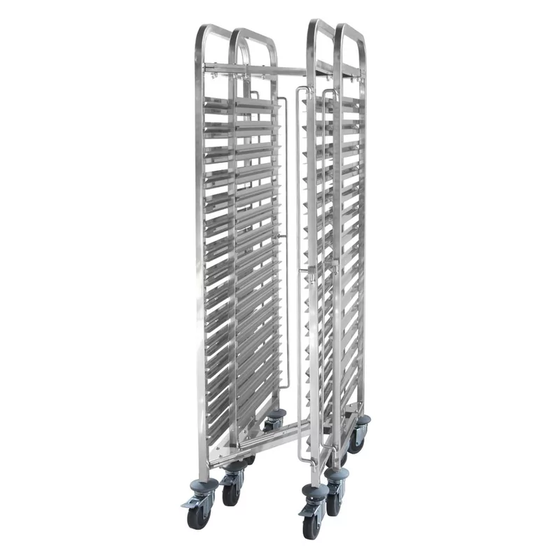 Regaalwagen compacte opslag - 15 x GN 1/1