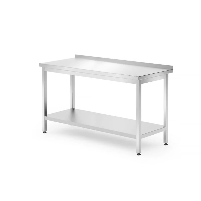 Muur werktafel met schap â?? geschroefd, diepte: 700 mm.