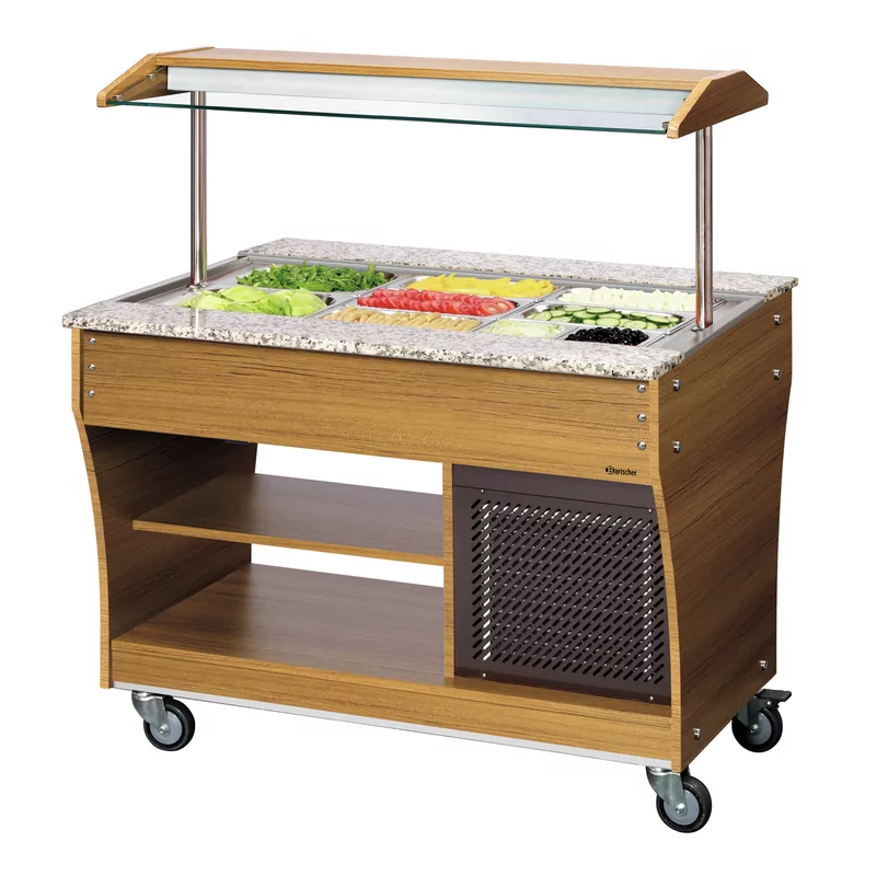 Buffetwagen, koud, 3x 1/1 GN
