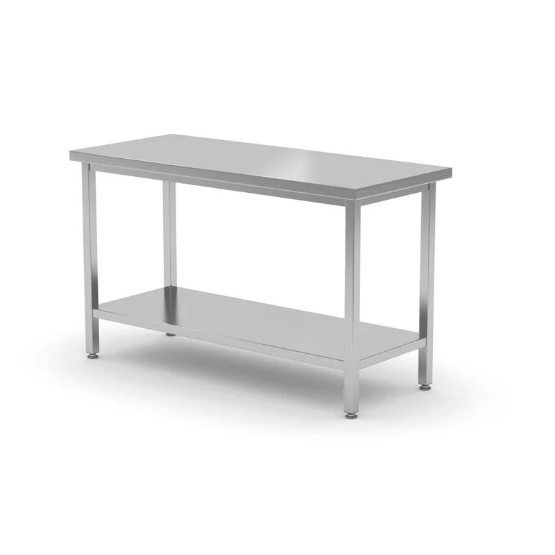 Centrale tafel met plank - geschroefd, diepte 600 mm