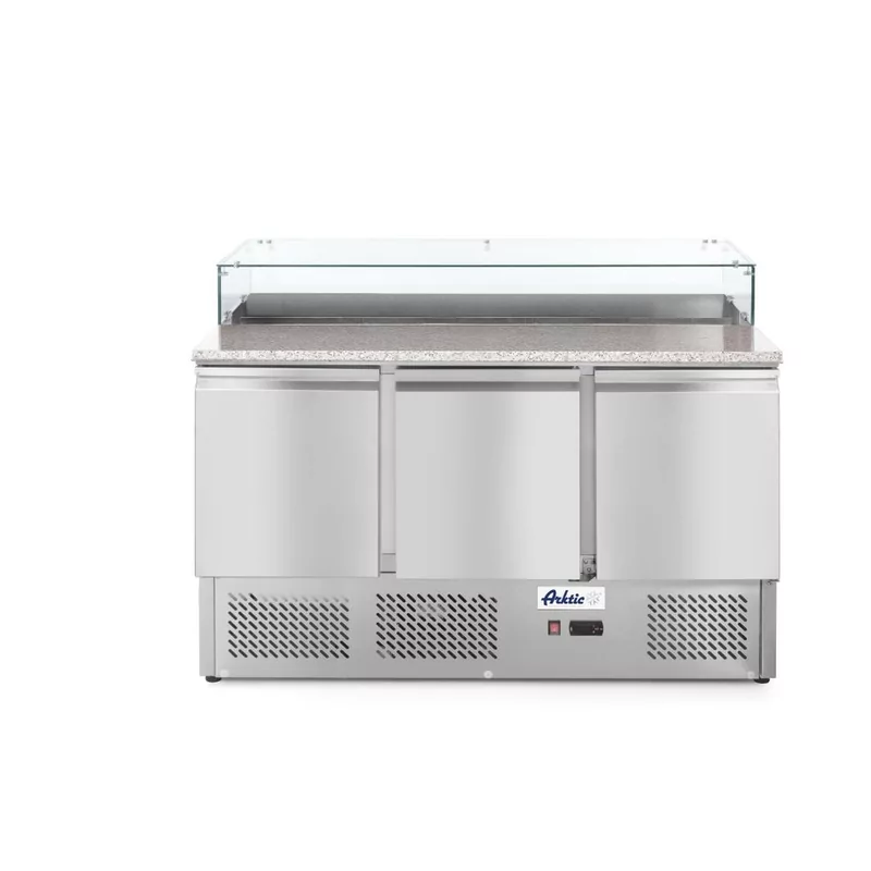 Pizzawerkbank met 3 deuren 380L