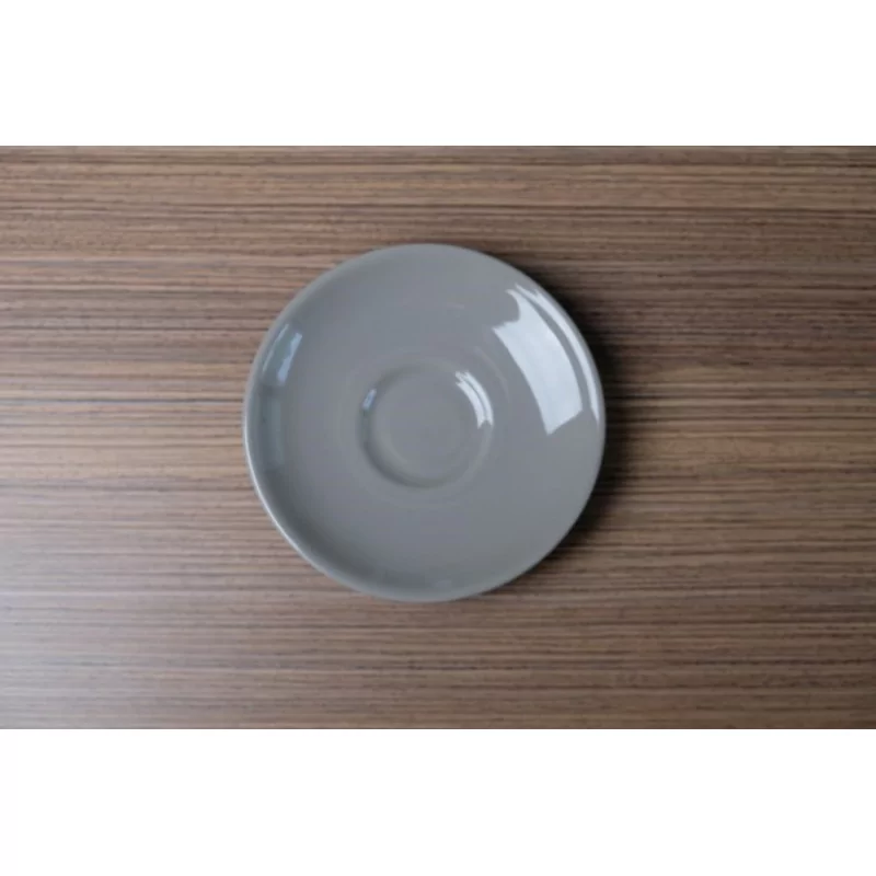 Apple ondertas D130mm voor koffie/capuccinotas lichtgrijs