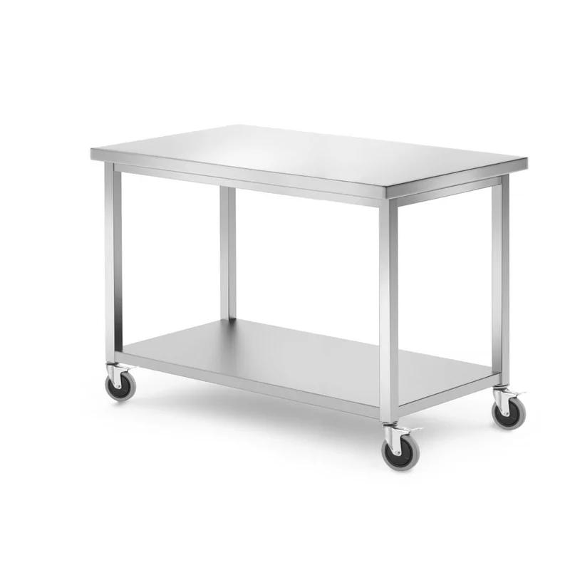 Mobiele tafel, met plank – geschroefd