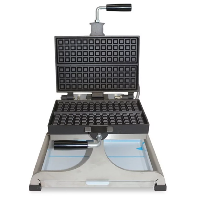 Groot draaibaar wafelijzer - 4x13 Luikse