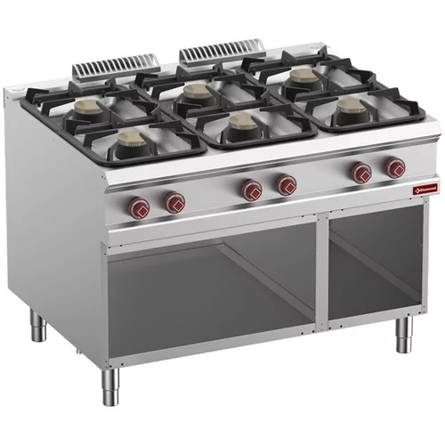 Optima 900 Gasfornuis 6 branders (met onderkast) 
