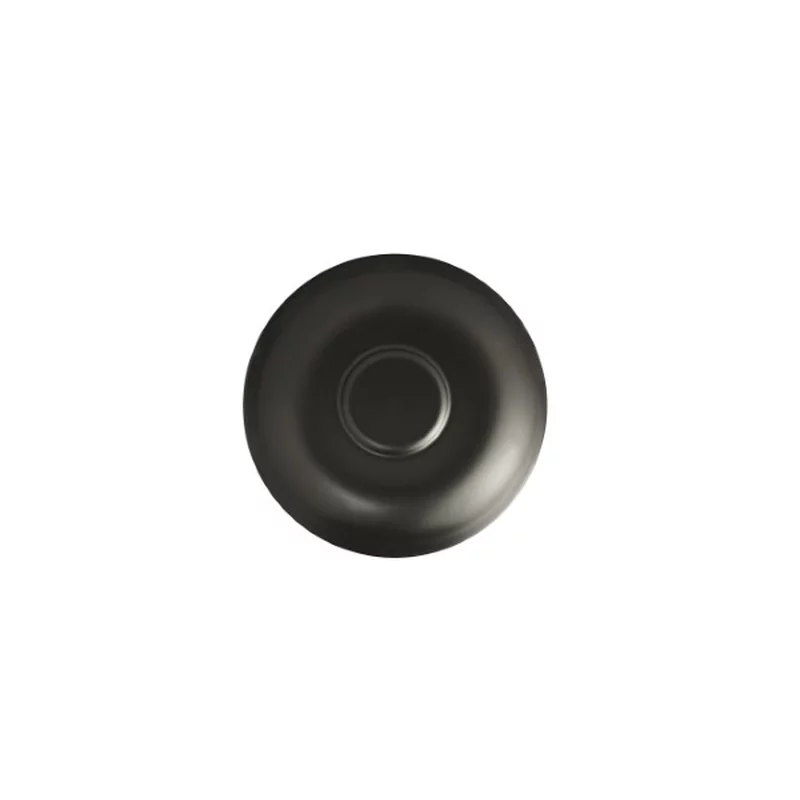Aroma Matt Black ondertas zwart voor espressotas D120mm