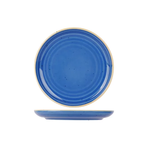 Proof Artisan blauw plat bord Ø17cm