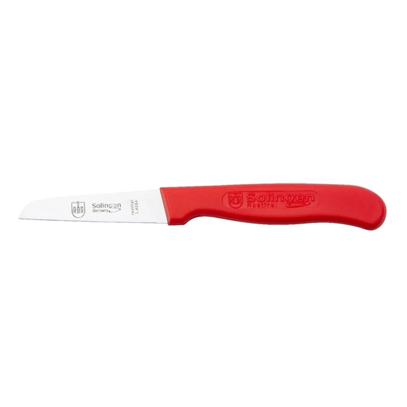 Solingen RVS aardappelmesje rood L75mm