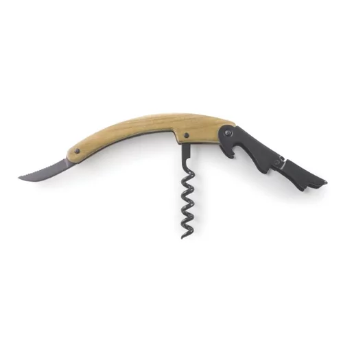 Kelnersmes black/wood L130xB20mm