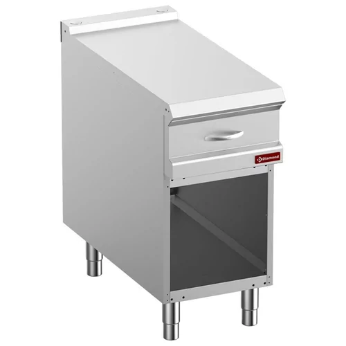 Optima 900 neutraal element met lade en open kast