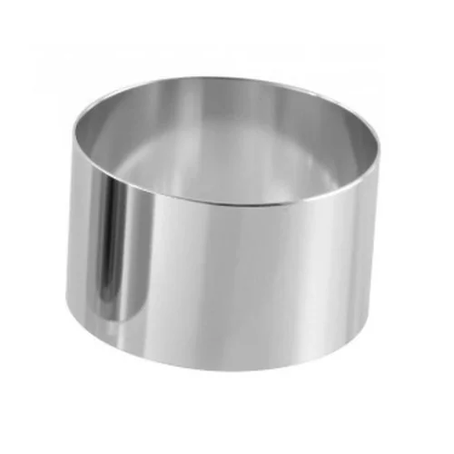 Garneerring inox 18/10 D80xH45mm per stuk