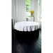 Tafelkleed Damast Katoen Ø240cm Wit(261)