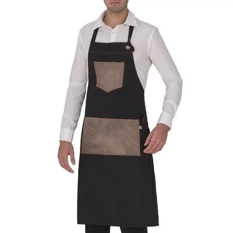 Manchester schort polyester zwart L100xB80cm