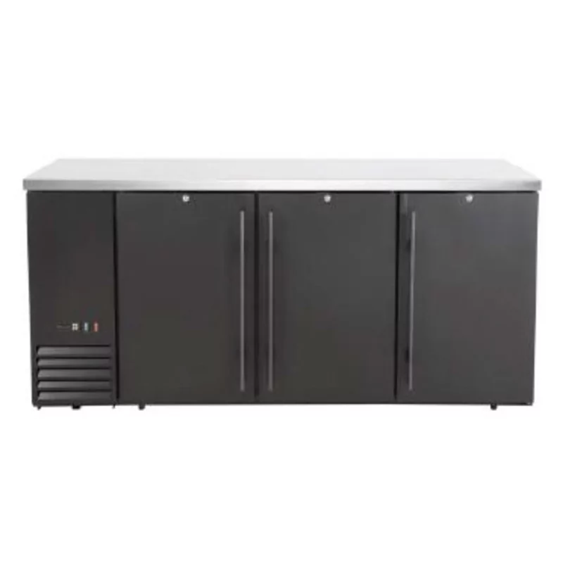 Bar koelwerkbank, dichte deuren