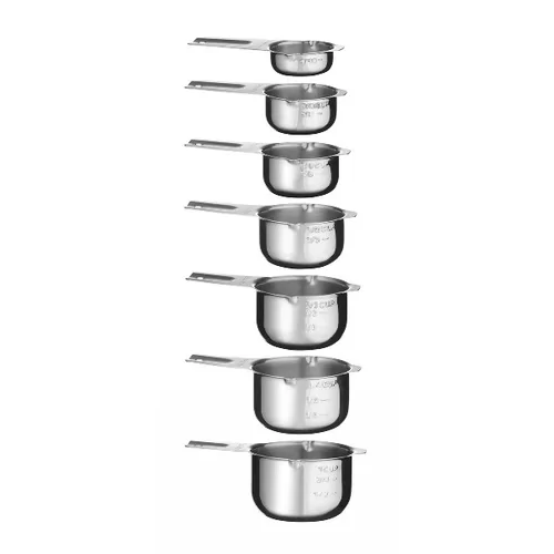 Maatbekers - set van 7 stuks.