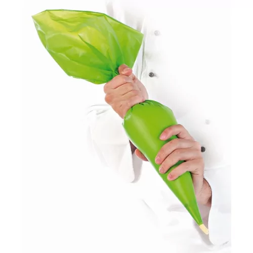 Spuitzakken op rol plastiek Groen grip L530xB280mm 2,55L x100st