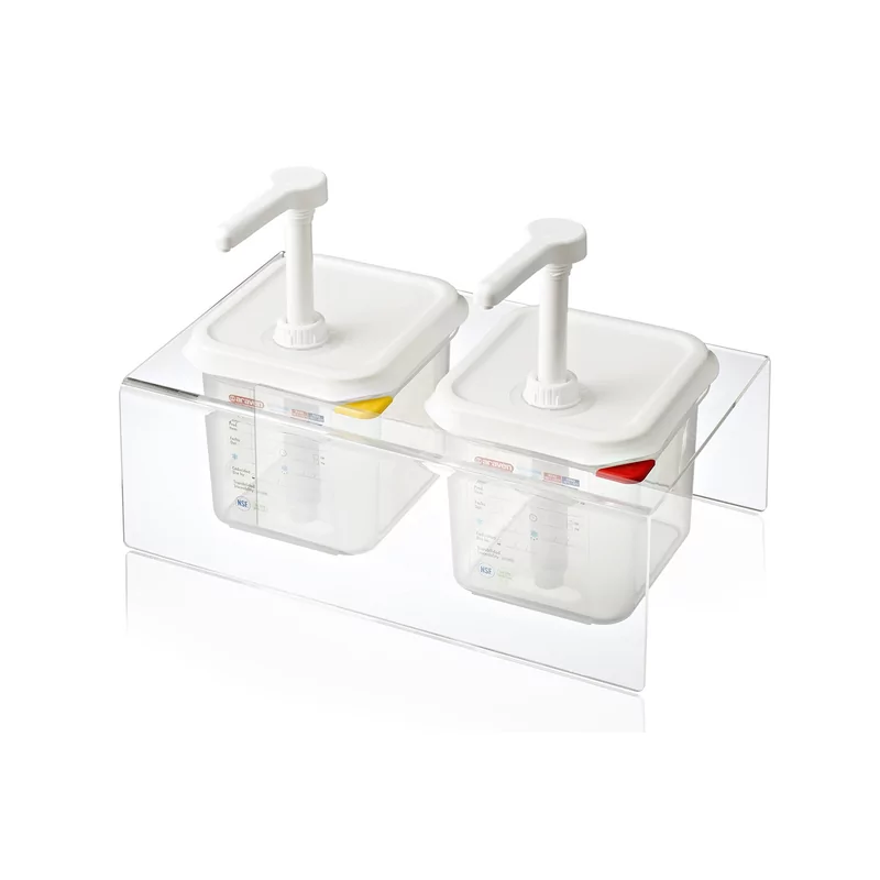 Araven met pomp GN1/6 2x1.7 Ltr.
