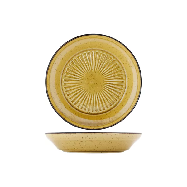 Solas mustard diep bord d19cm