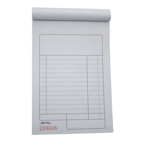 Rekeningboekje carbon 10st (50 vel) L100xB150mm