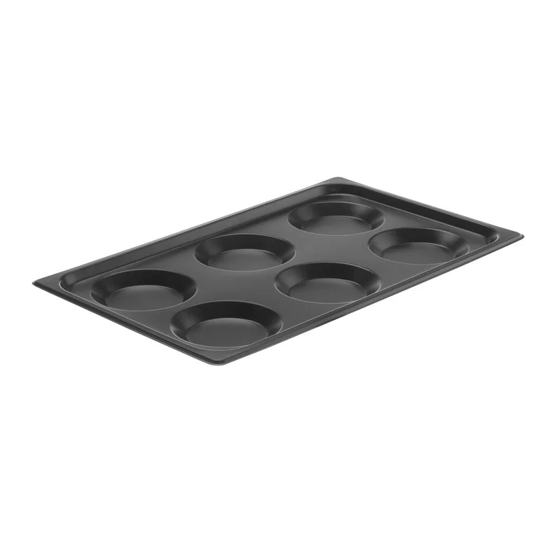 Bakplaat met 6 vormen, Convectomat “Pannenkoek”