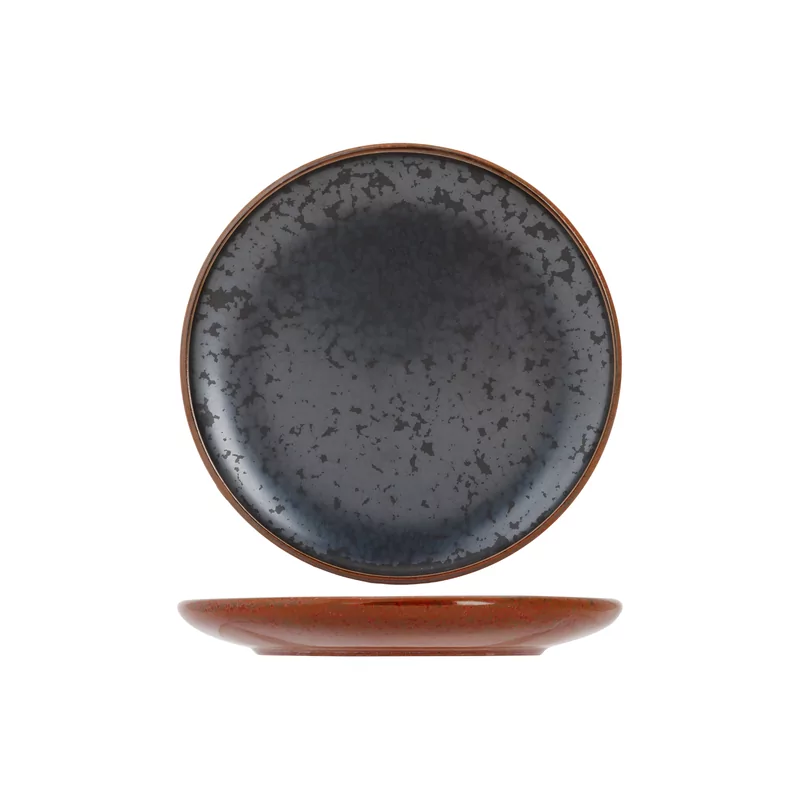 Elements maroon broodbordje d16cm