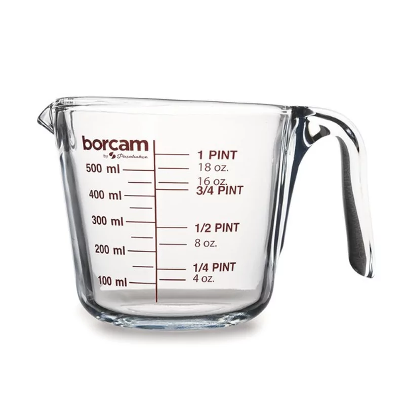 Maatbeker glas D125xH114mm 0,5L
