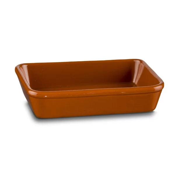 Keramiek Lasagneschaal bruin L190xB140mm 540ml