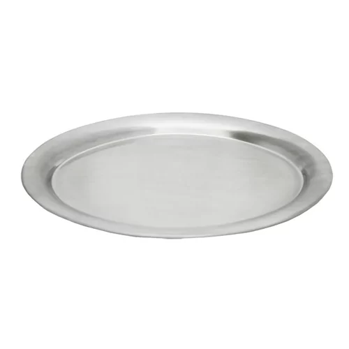 Koffieplateau ovaal mat inox 18/10 L265xB195mm