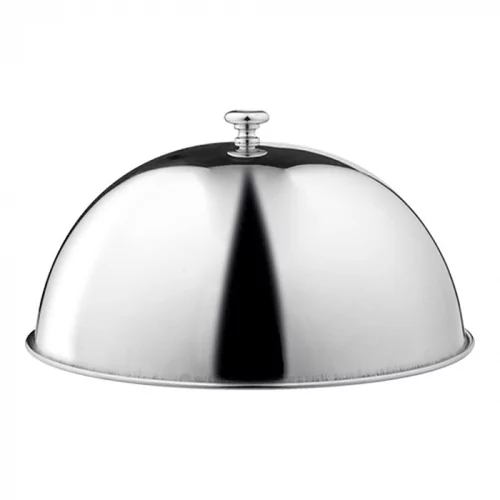 Cloche RVS met sierkop Ø24cm