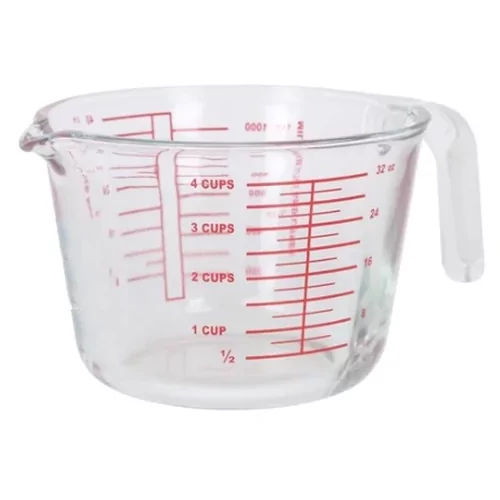 Maatbeker glas D164xH114mm 1L