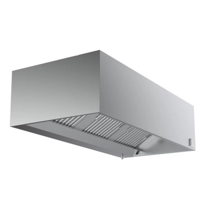Muurdampkap zonder motor (l)2000x(d)950x(h)400mm