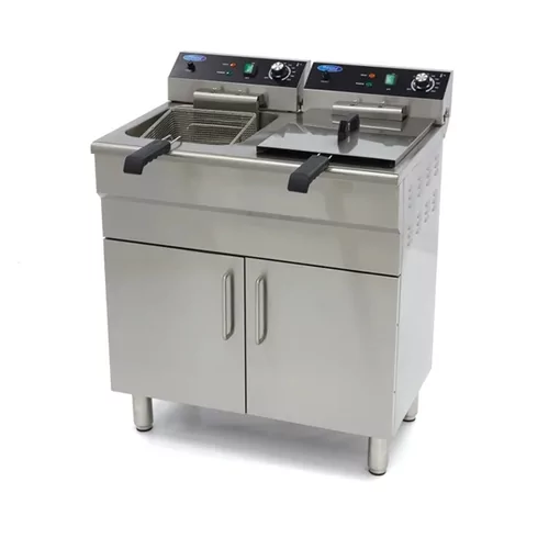 Dubbele friteuse 2xm Liter (73x(d)53x(h)91mm