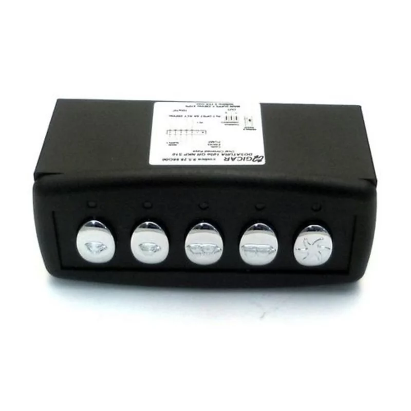 New Elegance centrale print met Druktoetsen verchroomt z. sonde