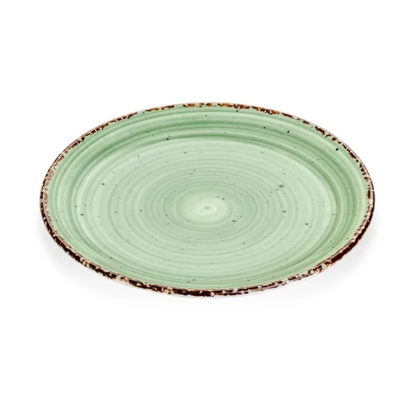 Gural Ent groen plat bord D150mm