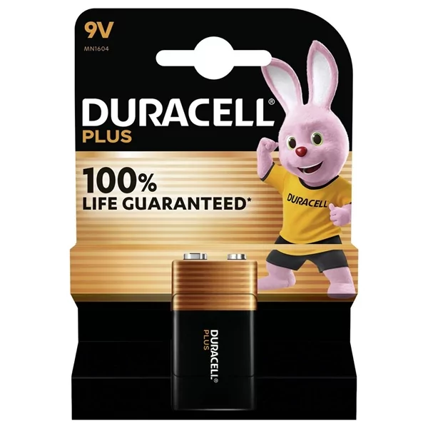 Duracell Plus-9V B1 9V batterij (blok) Alkaline 9 V 