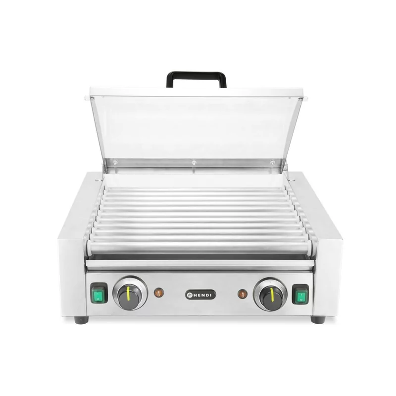Worstrolgrill – 2 zones met energiebesparend deksel