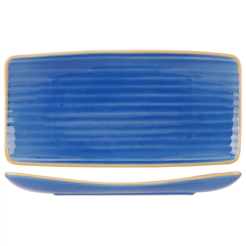 Proof Artisan blauw rechthoekig bord 30x15cm