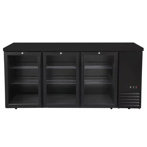 Bar koelwerkbank, glazen deuren