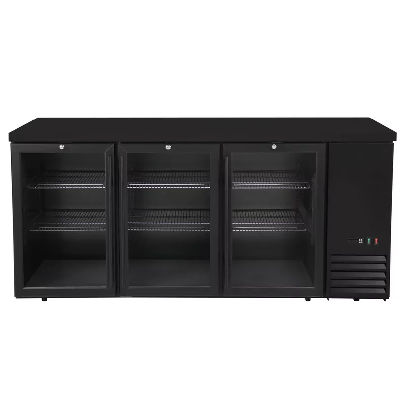 Bar koelwerkbank, glazen deuren