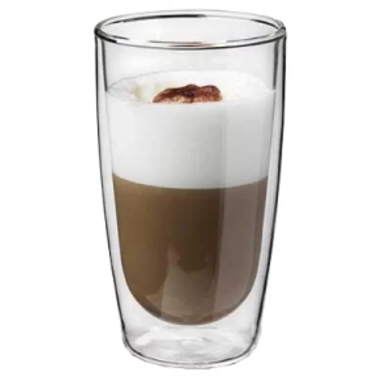 Café latte dubbelwandig glas D77xH140mm 350ml