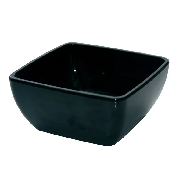 Melamine kommetje zwart L60xB60xH30mm 50ml