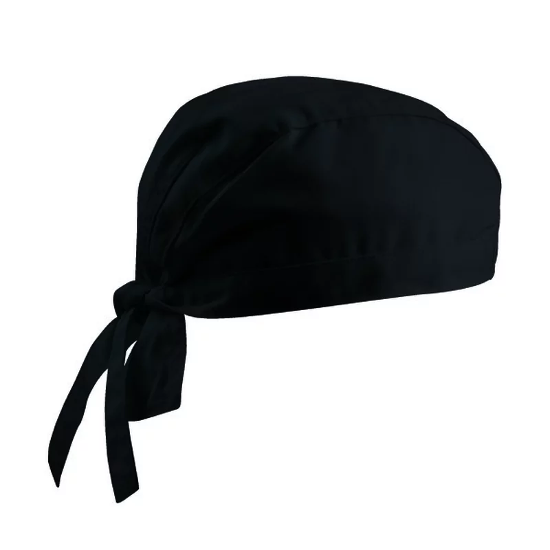Hoofddoek bandana 35% katoen/65% poly zwart