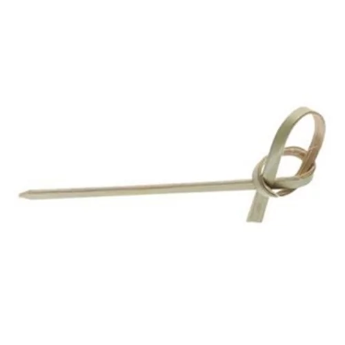 *** Bamboeprikker Prikker met knoopje 8cm (Qty250)