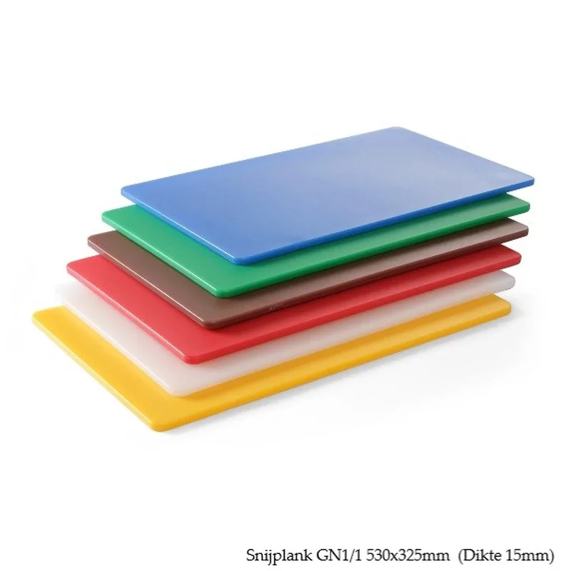 Snijplanken HACCP GN 1/1 - set van 6 kleuren