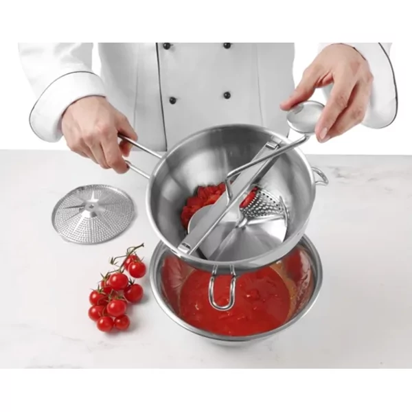 Groentezeef RVS 400x215x175mm